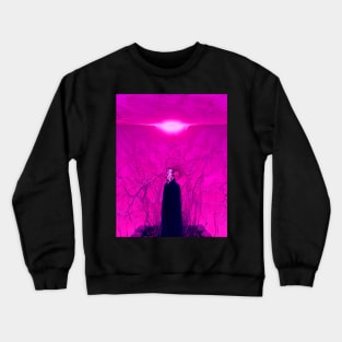 Trippy Ram Skull Figure Crewneck Sweatshirt